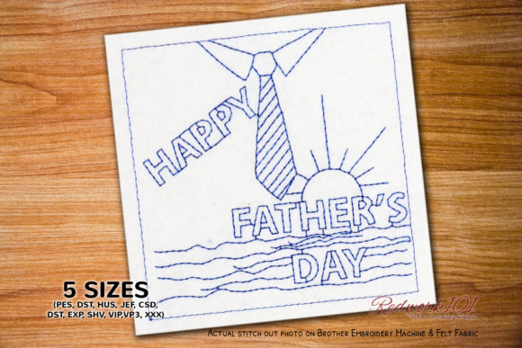 Fathers Day Embroidery Design Review for Merch