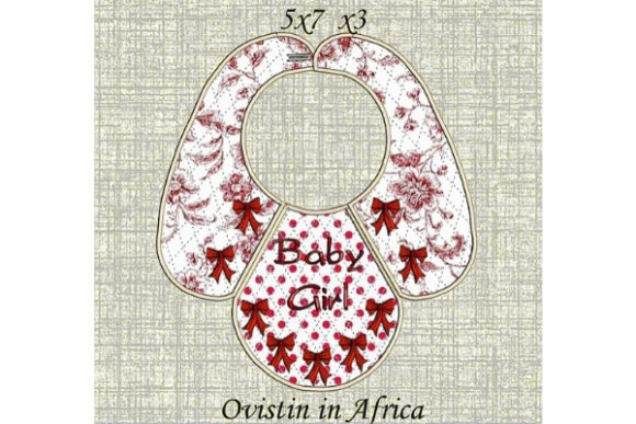Review: Adorable Red Bows Baby Bib for Small Hoops