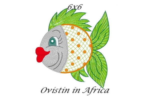 Review: Green Orange Sassy Applique Fish Design