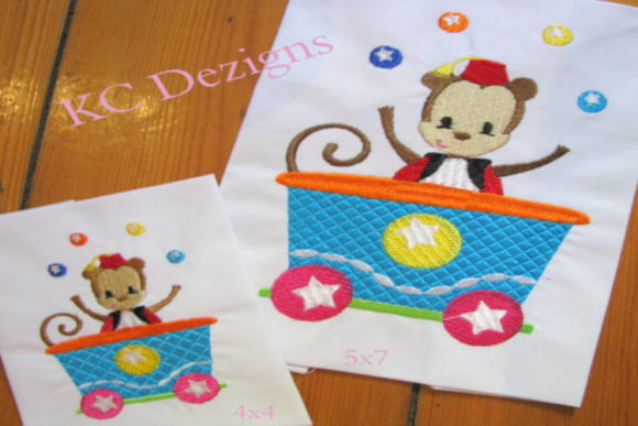 Review: Monkey Sitting in Train for Small Business Merch