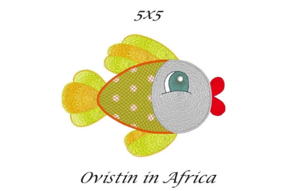 Review: Orange Yellow Sassy Applique Fish Design