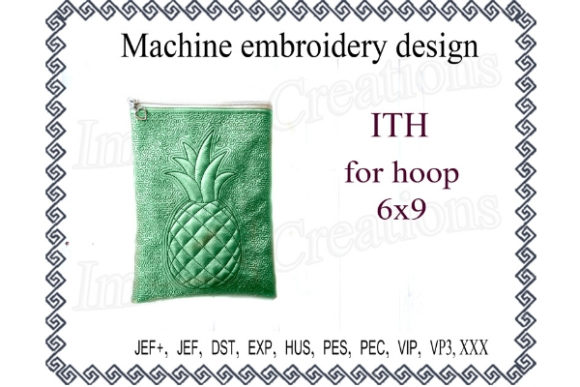 Review: Pineapple Cosmetic Bag in the Hoop